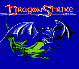 Advanced Dungeons & Dragons: DragonStrike title screenshot